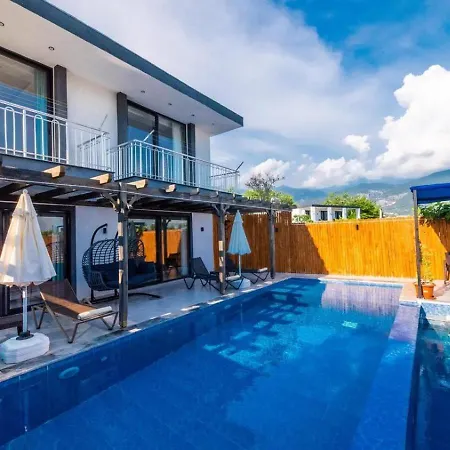 Cavdir 2 Bedroom Secluded With Private Pool Hot Tub 卡尔坎