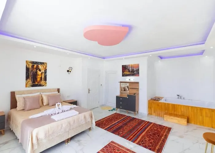 别墅 Cavdir 2 Bedroom Secluded With Private Pool Hot Tub 卡尔坎